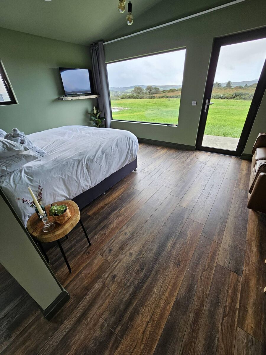 One of the rooms at Wild Hideaways, Laharanshermeen, Bantry
