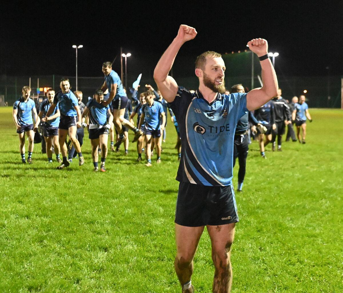 Barryroe's Mark Crowley celebrates the win over Kilmacabea in the Bandon Co-Op West Cork JAFC final at Dunmanway. Picture; Eddie O'Hare
