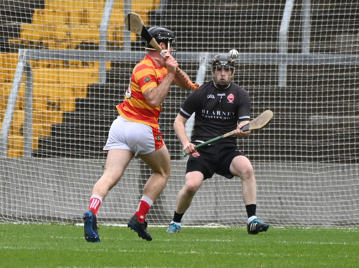 Newcestown's Colm Dineen hammers home his goal past Blarney goalkeeper Conor Murphy during the Co-Op Superstores SAHC final replay at Páirc Uí Chaoimh. Picture: Eddie O'Hare Newcestown's Colm Dineen hammers home his goal past Blarney goalkeeper Conor Murphy during the Co-Op Superstores SAHC final replay at Páirc Uí Chaoimh. Picture: Eddie O'Hare