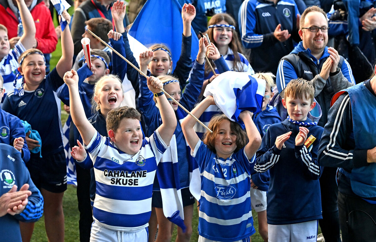 Castlehaven supporters celebrate after defeating Nemo. Picture: Eddie O'Hare