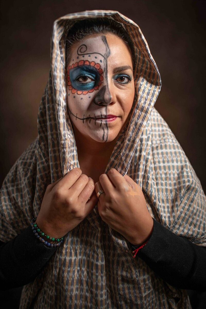 Tania Pantoja who is performing in Blue Mist (La Niebla Azul)-the Day of the Dead-through dance at Dance Cork Firkin Crane this Saturday. Photograph by Stephen Bean