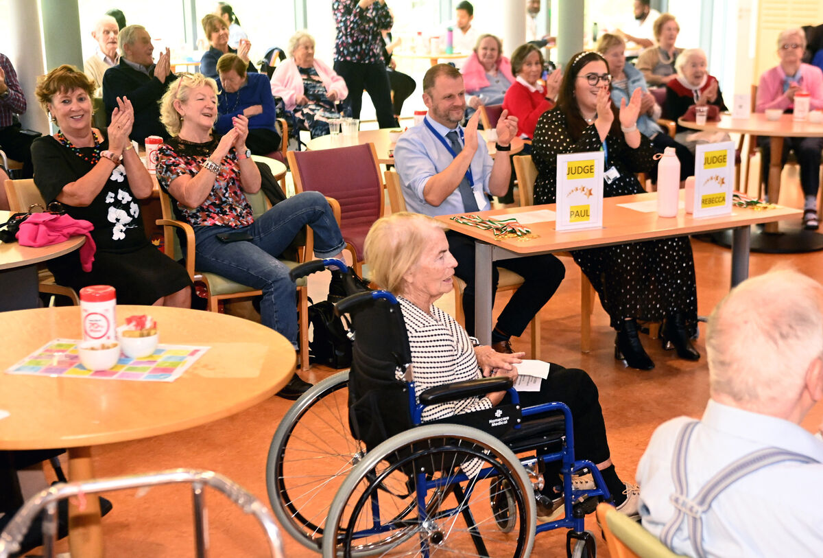 Family and friends at the staff and residents talent show at Bon Secours Care Village. Picture; Eddie O'Hare