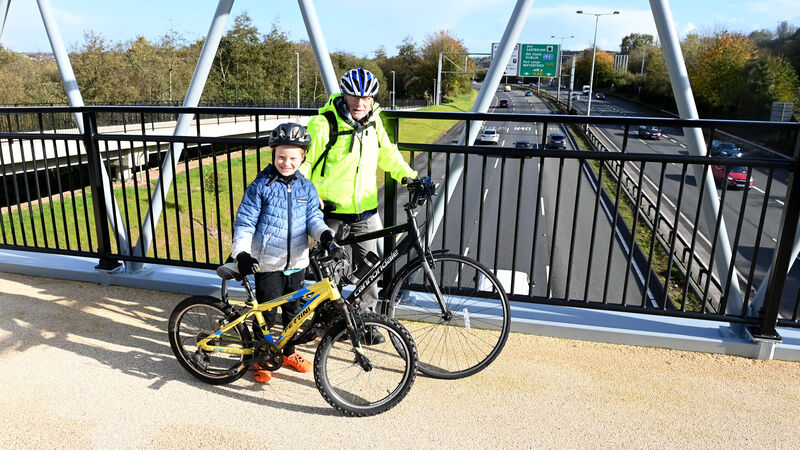 Pedestrian and cycle link to Tramore Valley Park opens 