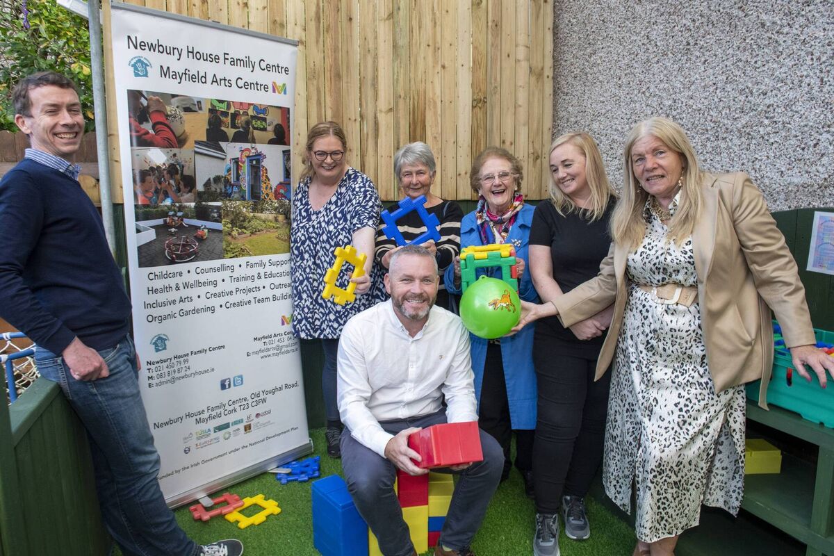 Pictured are Board members Anne Tracy, Mary Foley, Ciara McCarthy and Mar Davis along with Cllr. John Maher and Rosella Sheehan, Manager of Newbury House. Also included is Stephen Murphy, RAPID Co-ordinator, Mayfield/The Glen/Fairhill/Farranree/Blackpool, Community Culture &amp; Placemaking Directorate, Cork City Council Pic: Brian Lougheed
