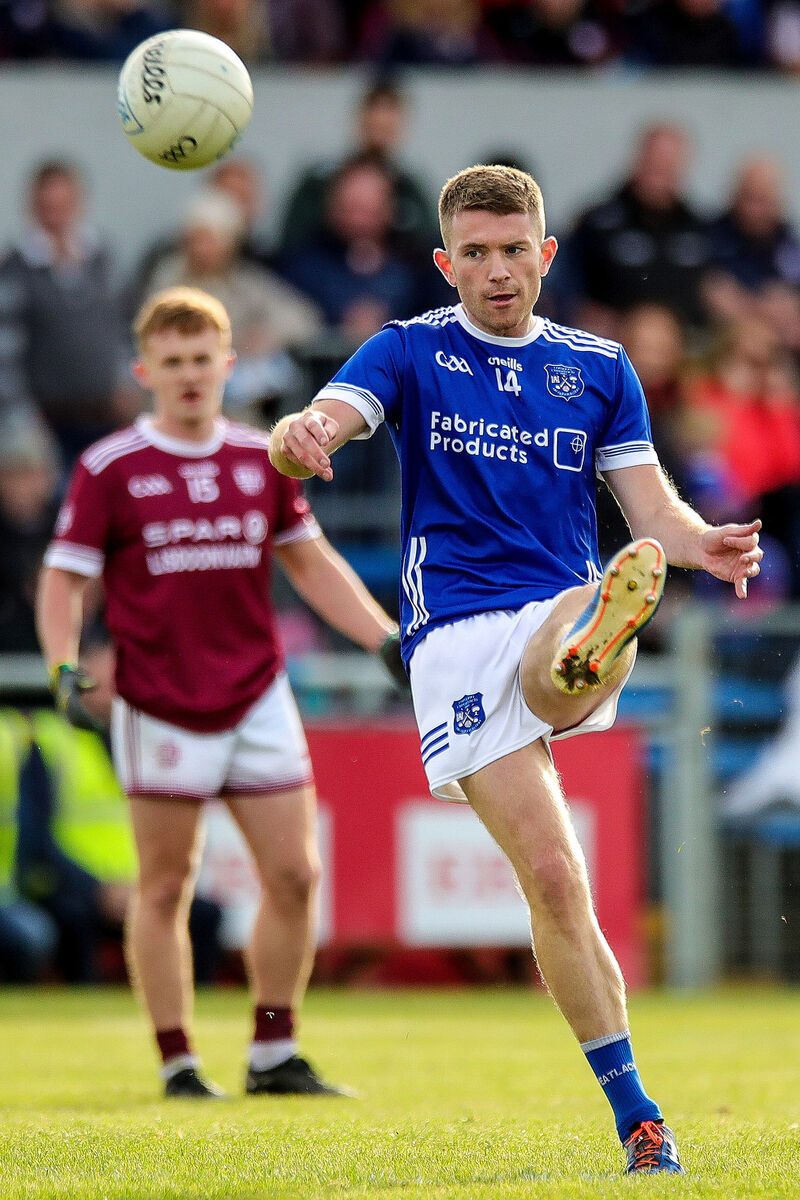Cathal McInerney of Cratloe takes a free. Picture: INPHO/Natasha Barton