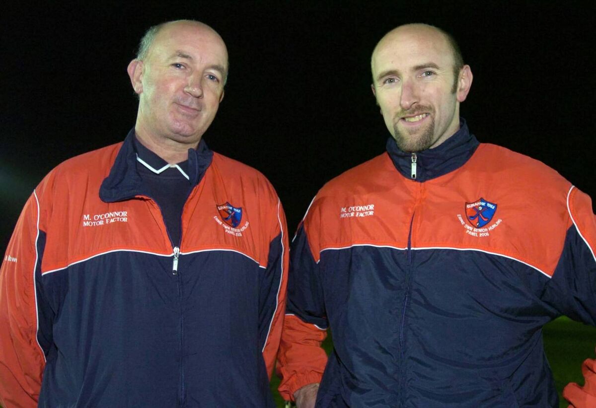 Martin Bowen (left) with Brian Corcoran. Picture: Maurice O'Mahony