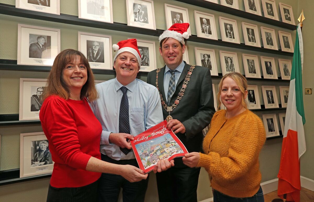 Launch of the 2023 Holly Bough with Lord Mayor Cllr Kieran McCarthy, at City Hall, Cork.