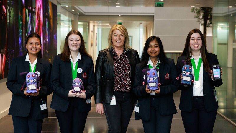 Cork students recognised for 'Bongo Buddies' app at global tech awards