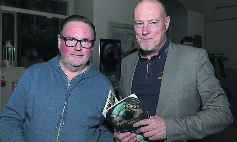 Actor Dermot Holmes and director Noel Homes at the festival launch in St Peter’s Church in Cork city last month.