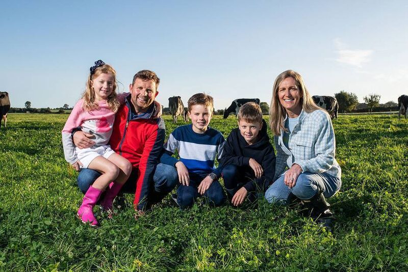 The O’Leary family from Cloghroe, who supply the Dairygold Co-op, won the Highest EBI Award. The O’Leary family from Cloghroe, who supply the Dairygold Co-op, won the Highest EBI Award.