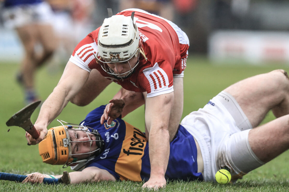 Tipperary's Pauric Campion with Sean O'Leary Hayes of Cork in the Munster Senior Hurling League final at the start of the year. Picture: ©INPHO/Evan Treacy