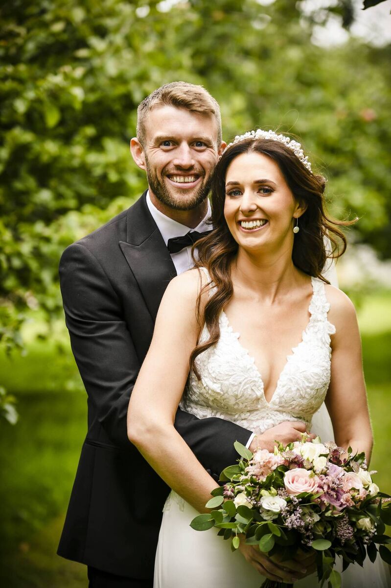 The happy couple. The happy couple.