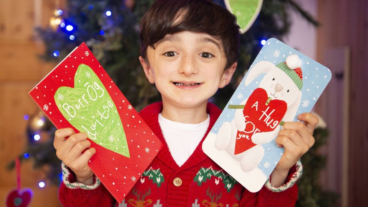 Cork's Adam King launches 'A Hug for You' Christmas cards 