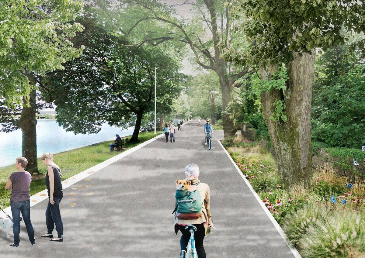 Part of the proposed new Marina Promenade. Image supplied by City Council. 