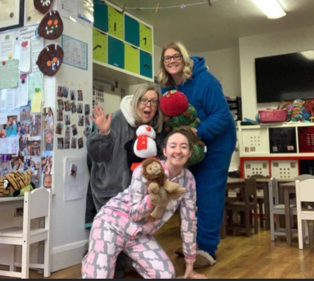 Staff celebrating National Pyjama Day last year. Pictured is Susan Murphy (top), Yvonne Fitton (below) and Laura Dunlea on bottom. Staff celebrating National Pyjama Day last year. Pictured is Susan Murphy (top), Yvonne Fitton (below) and Laura Dunlea on bottom.
