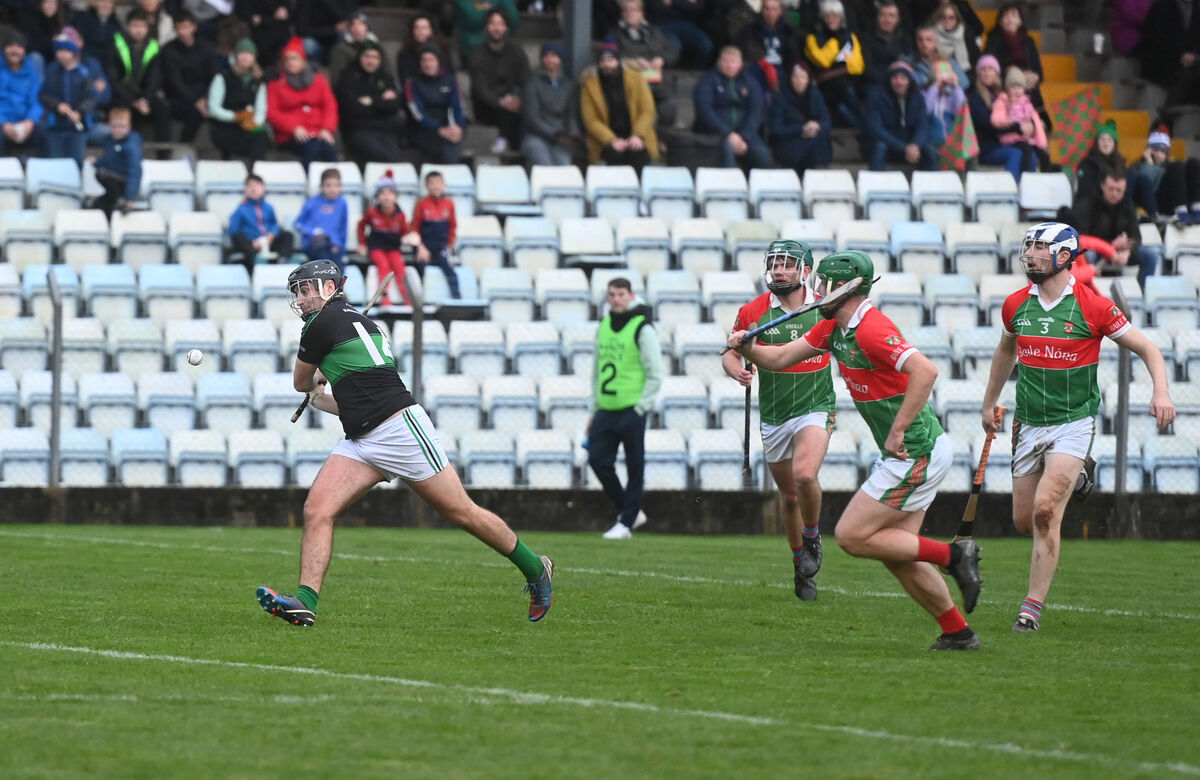Nemo Rangers' Ronan Dalton fires over a point from play against Ballinora. Picture: Larry Cummins Nemo Rangers' Ronan Dalton fires over a point from play against Ballinora. Picture: Larry Cummins