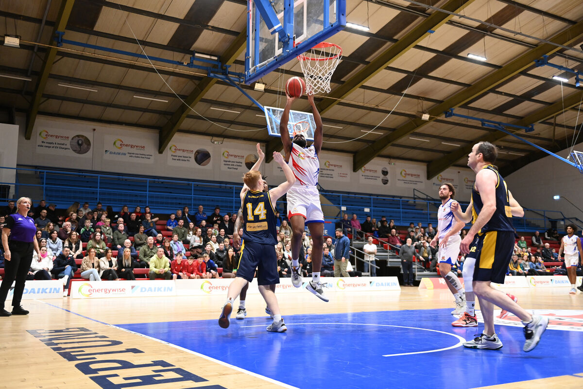 Shon Briggs, Energywise Ireland Neptune, scores against Flexachem Killorglin CYMS. Picture: Larry Cummins Shon Briggs, Energywise Ireland Neptune, scores against Flexachem Killorglin CYMS. Picture: Larry Cummins