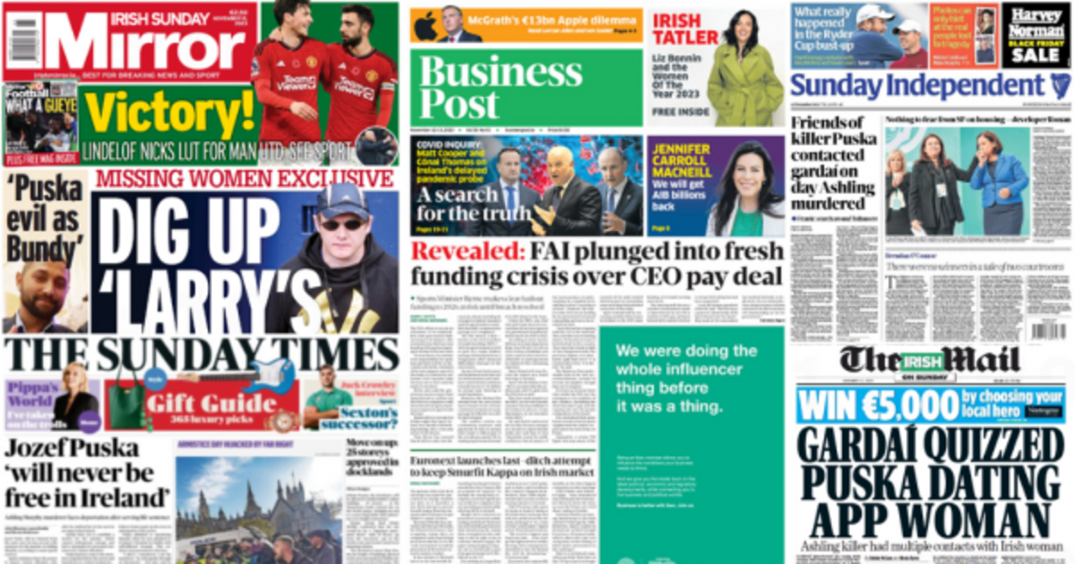 What the papers say: Sunday's front pages - Vimarsana News