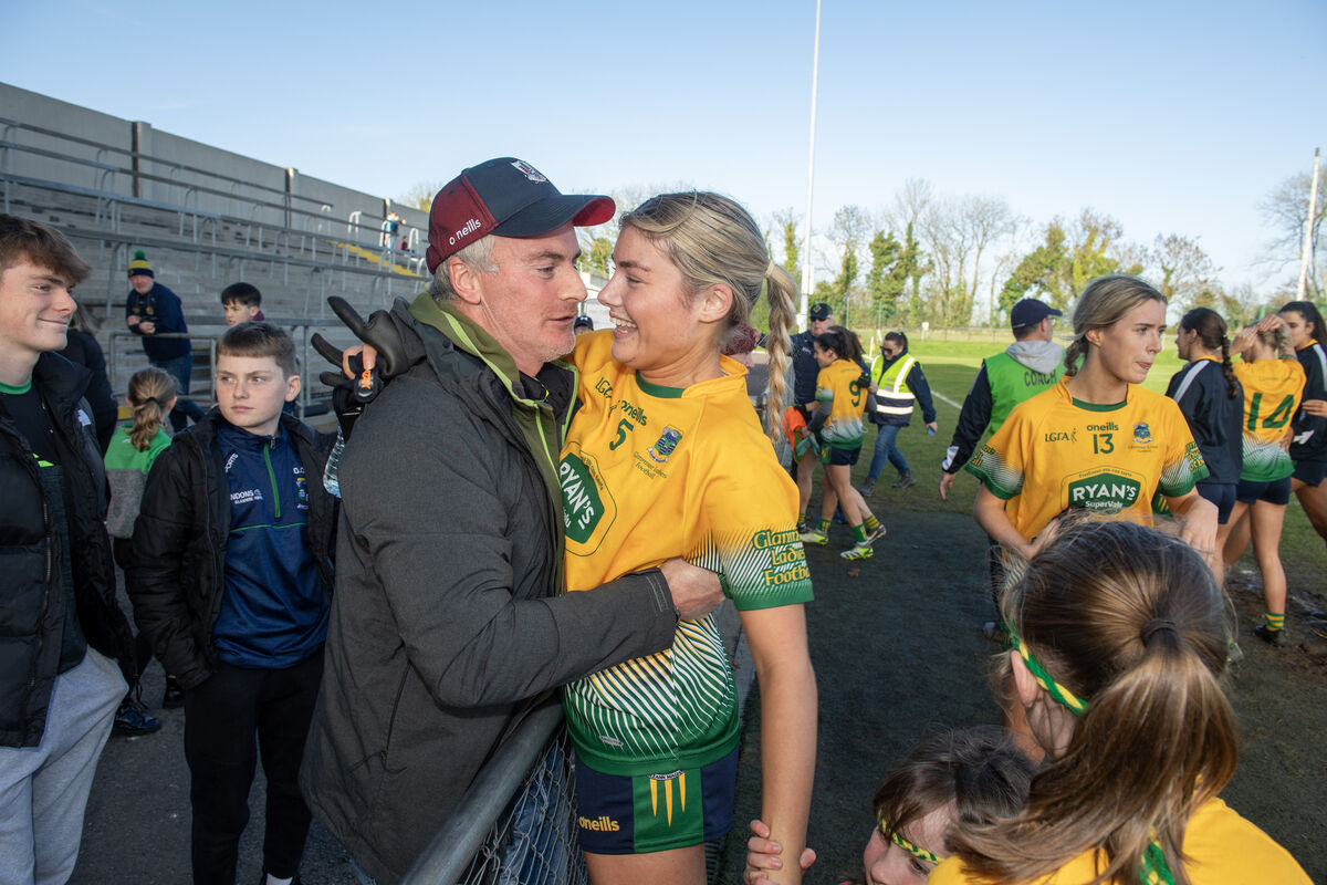  Clodagh O'Donovan, Glanmire with her dad Anthony. Picture: Dan Linehan