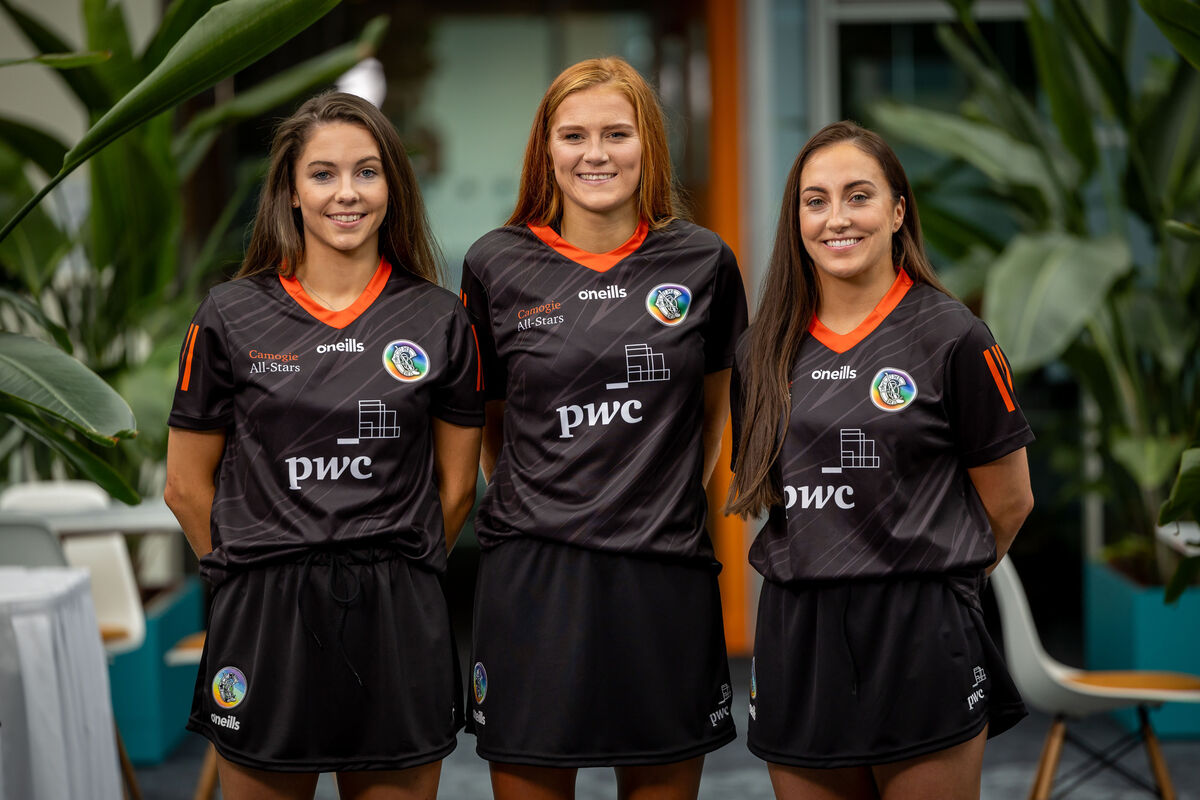 PwC GPA Camogie Senior Player of the Year nominees Saoirse McCarthy (Cork), Beth Carton (Waterford), and Amy O’Connor (Cork). PwC GPA Camogie Senior Player of the Year nominees Saoirse McCarthy (Cork), Beth Carton (Waterford), and Amy O’Connor (Cork).