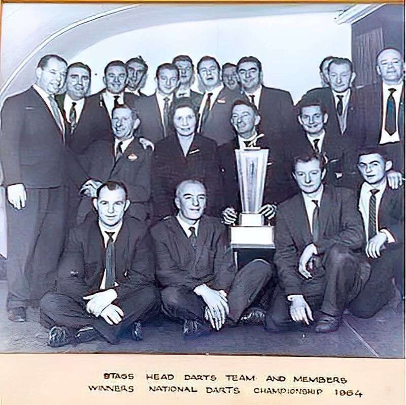 The Stags Head Darts Team.