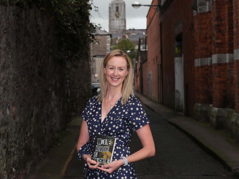 Author, Michelle Dunne, on St. Paul's Avenue, Cork. Picture: Jim Coughlan.