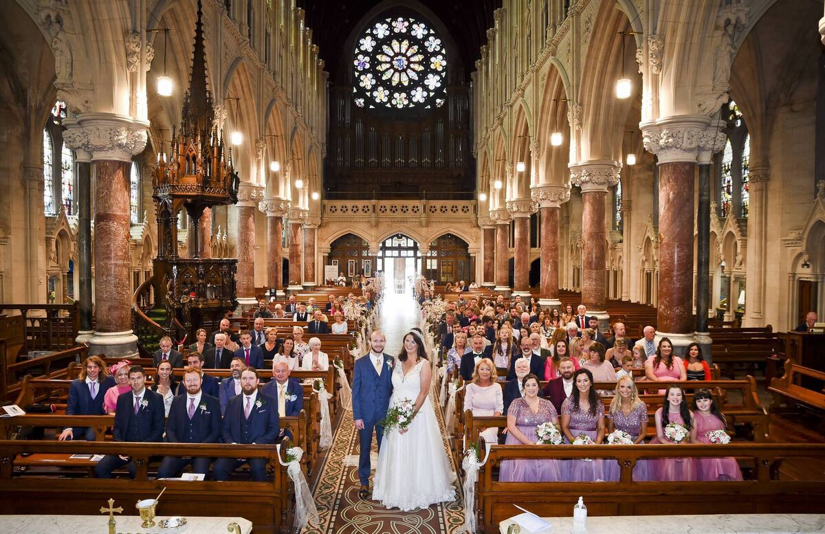 More than 140 family and friends from all over the world came to the wedding, including Aislinn’s brother who came home from travelling in Vietnam. More than 140 family and friends from all over the world came to the wedding, including Aislinn’s brother who came home from travelling in Vietnam.