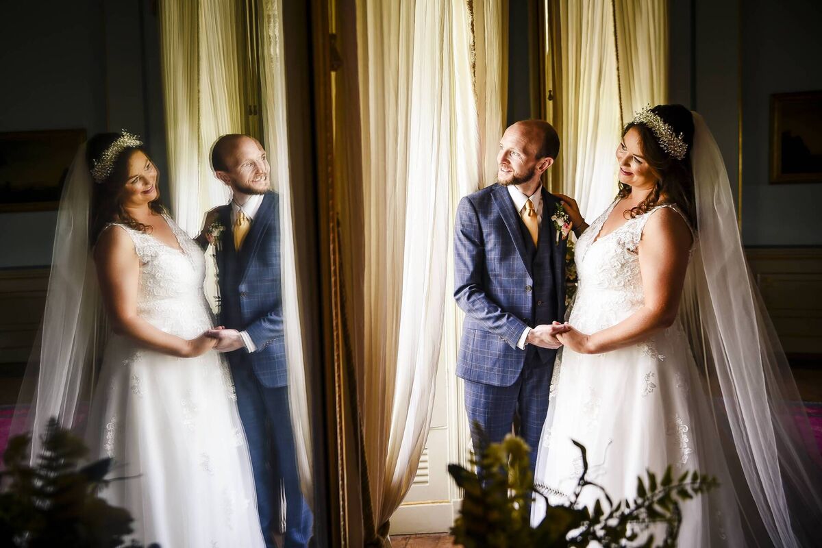 Aislinn Barry and Colin Santry, who had their wedding reception at the Radisson Blu Hotel in Little Island. They also stopped off in Fota House and Gardens for wedding photographs. Aislinn Barry and Colin Santry, who had their wedding reception at the Radisson Blu Hotel in Little Island. They also stopped off in Fota House and Gardens for wedding photographs.