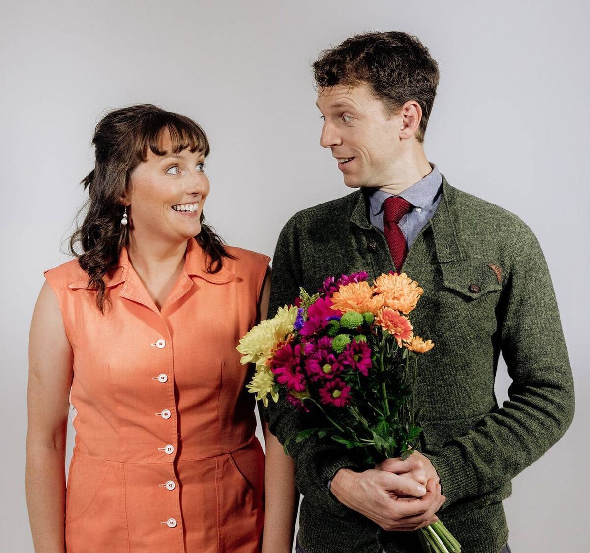 Jenny Fennessy and Dylan Kennedy play Lily and Tom in their upcoming Red ‘n Blue Theatre Company production Taboo.