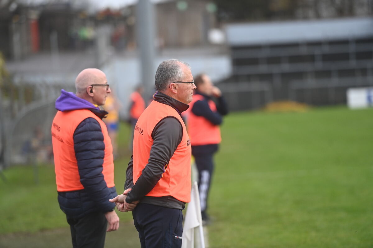 St Catherine's manager Denis Walsh on the sideline. Picture: Larry Cummins 