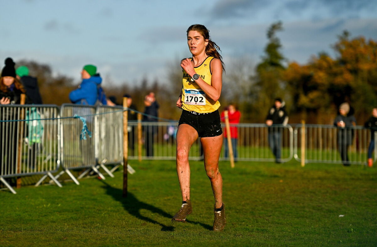 Fiona Everard of Bandon AC, Cork, on her way to winning. Picture: Ben McShane/Sportsfile