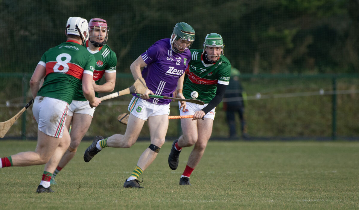Castleyon's Colm McCarthy drives through the Crotta O'Neills defence. Picture: Dominick Walsh Castleyon's Colm McCarthy drives through the Crotta O'Neills defence. Picture: Dominick Walsh