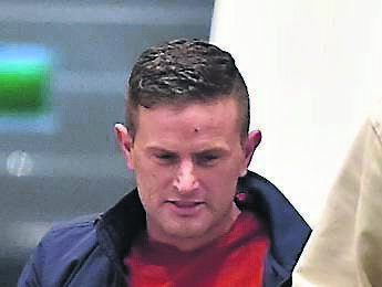  John Paul Carey at the courthouse, Anglesea Street, Cork. 