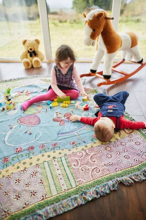 One of the beautiful baby throws, now part of the Loominations range. Picture: Miki Barlok One of the beautiful baby throws, now part of the Loominations range. Picture: Miki Barlok
