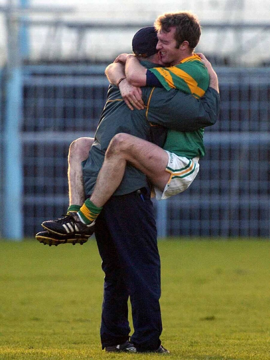 Delight for Newtownshandrum's Donal Mulcahy. Picture Des Barry