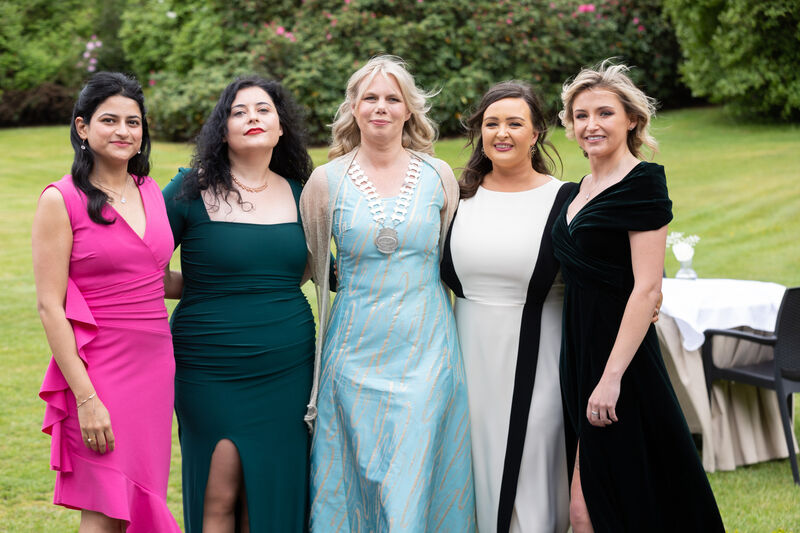 Ambika Fauzdar, Johnson and Johnson, President of Network Cork Ingrid Seim, Michelle Russell, Spike Island and Lorna Horgan, Cork's 96FM &amp; C103 at the Annual Network Cork Business Woman of The Year Award in the Maryborough House Hotel. Picture: Darragh Kane