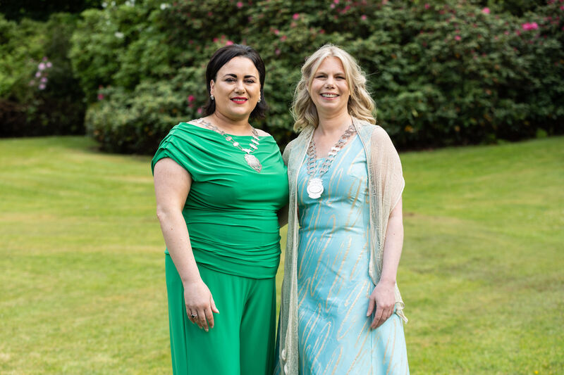 President of Network Ireland Emma Early Murphy and President of Network Cork Ingrid Seim at the Annual Network Cork Business Woman of The Year Award in the Maryborough House Hotel. Picture: Darragh Kane