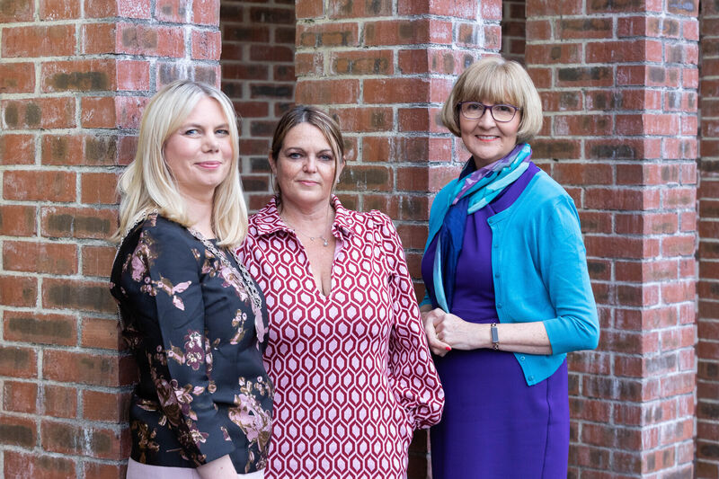 President of Network Cork Ingrid Seim, Keynote Speaker Dr Tanya Mulcahy and President of Network Cork Prof Maggie Cusack at the October Network Cork meeting "The FemTech Revolution: Why Innovation in Female Health is Good for Business," at the MTU Bishopstown Campus. Picture: Darragh Kane
