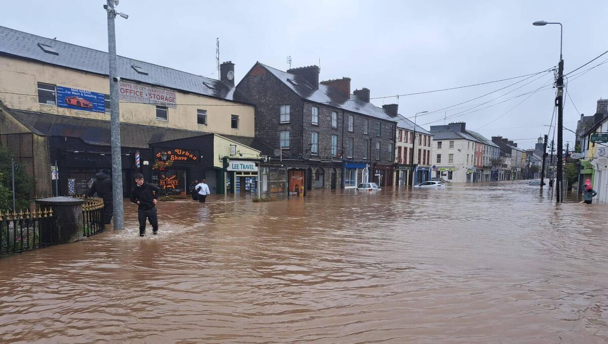 Flooding in Midleton during Storm Babet. Picture: Cork County Council Flooding in Midleton during Storm Babet. Picture: Cork County Council