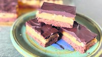 Recipe: Peanut &amp; Caramel Bars with Chocolate Shortbread