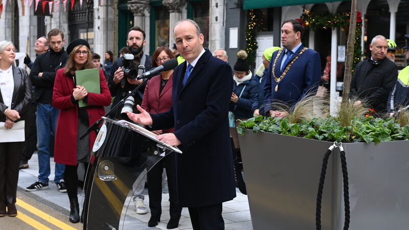 Tánaiste's speech at Cork city ceremony interrupted by protesters