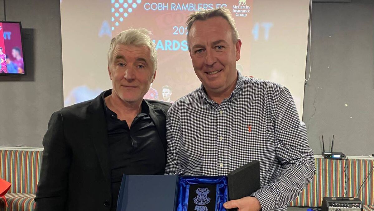 Club chairman Bill O'Leary (left) presents Ivan Bevan (right) with a token of appreciation for his work as Academy Director over the last five years. Club chairman Bill O'Leary (left) presents Ivan Bevan (right) with a token of appreciation for his work as Academy Director over the last five years.