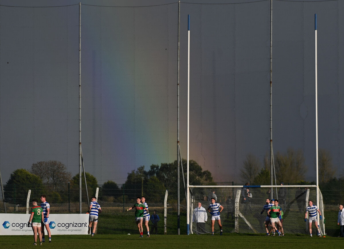 Gold at the end of the rainbow as Castlehaven defeated Rathgormack in the Munster SFC semi-final at Fraher Field. Picture: Eddie O'Hare