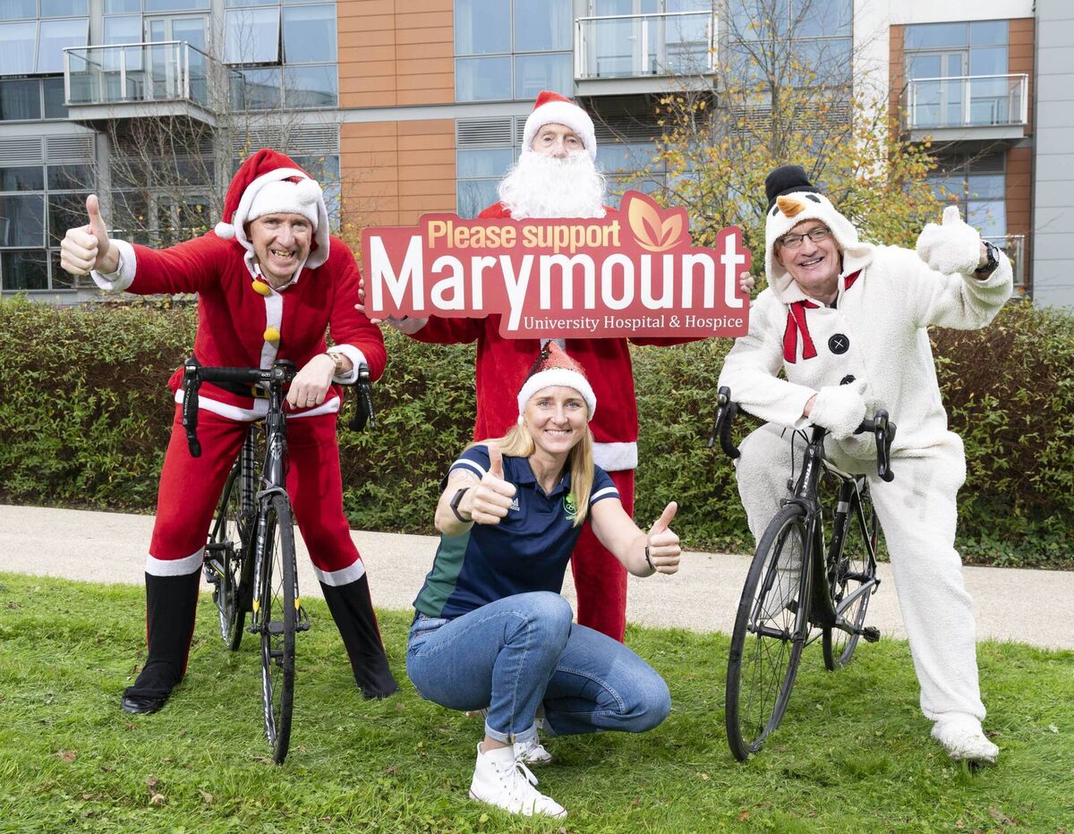 Liam Kerins, Marymount Head of Finance , Jack Callanan, Friends of Marymount, Sanita Puspure , twice world rowing champion and three time Olympian and Paul Sheridan, founding member of the committee announce the Christmas Cracker Cycle in aid of Marymount. Picture: Gerard McCarthy Liam Kerins, Marymount Head of Finance , Jack Callanan, Friends of Marymount, Sanita Puspure , twice world rowing champion and three time Olympian and Paul Sheridan, founding member of the committee announce the Christmas Cracker Cycle in aid of Marymount. Picture: Gerard McCarthy