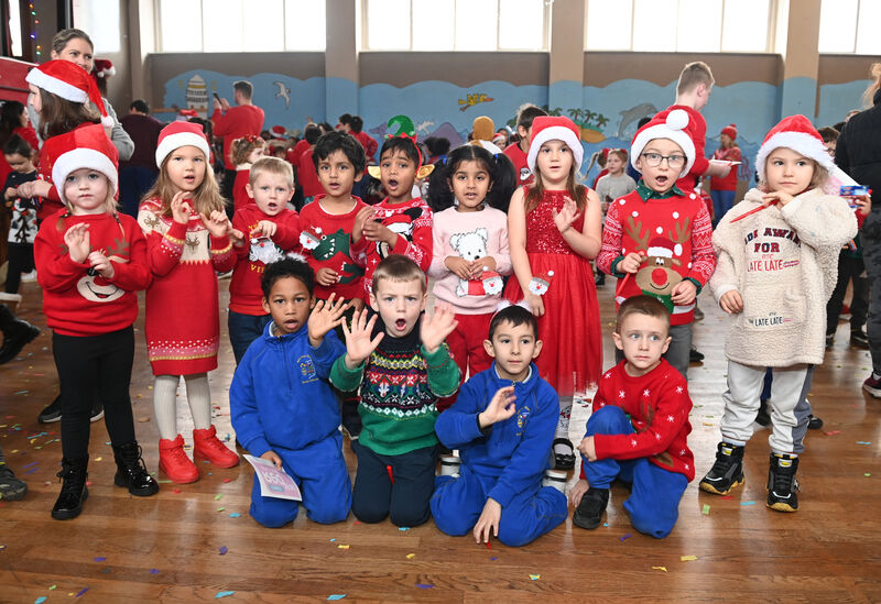 Senior infant pupils dressed for the start of the Christmas season. Pic Larry Cummins Senior infant pupils dressed for the start of the Christmas season. Pic Larry Cummins