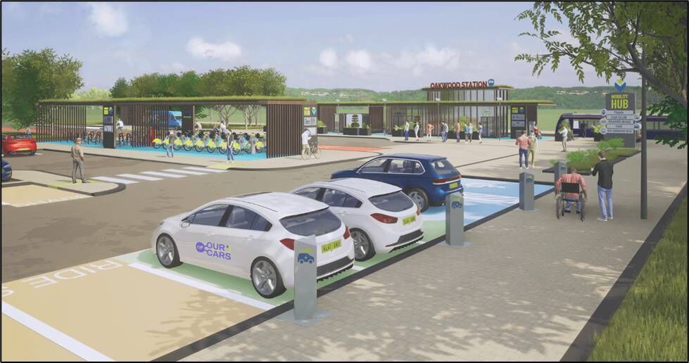 As part of the N/M20 project, the team have identified an opportunity to develop a network of ‘transport hubs’ along the route. Image via TII. As part of the N/M20 project, the team have identified an opportunity to develop a network of ‘transport hubs’ along the route. Image via TII.