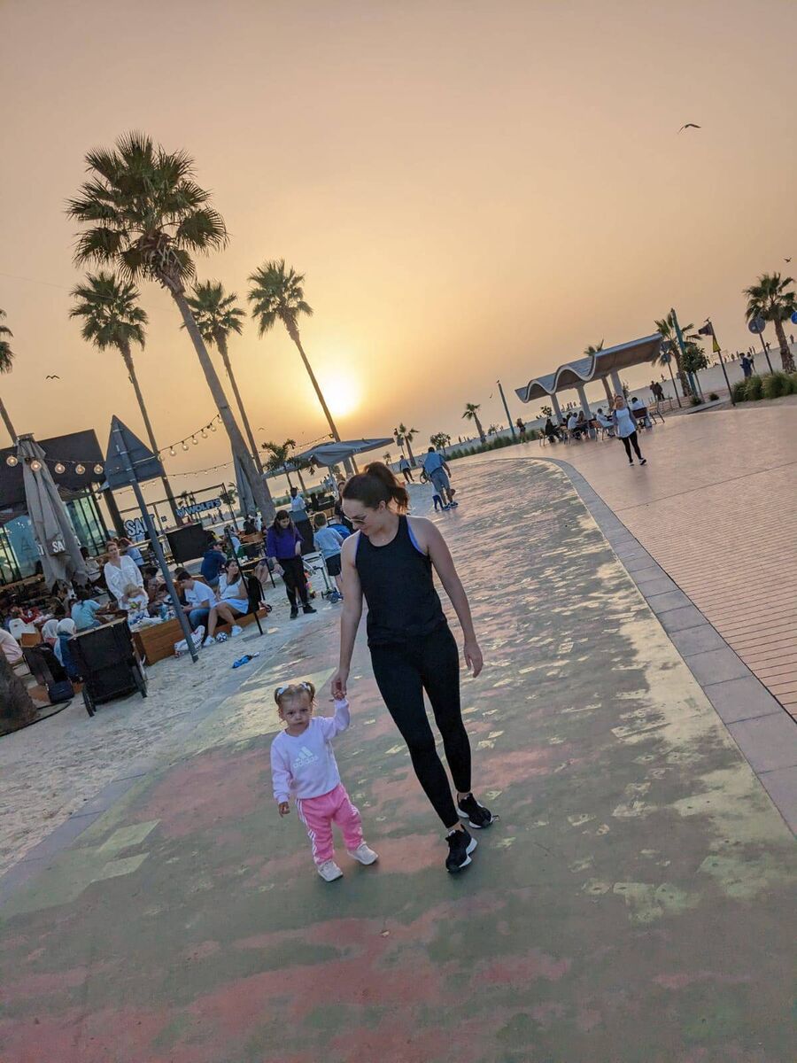 Tracy McCormack with daughter Elodie who is 2. Tracy McCormack with daughter Elodie who is 2.
