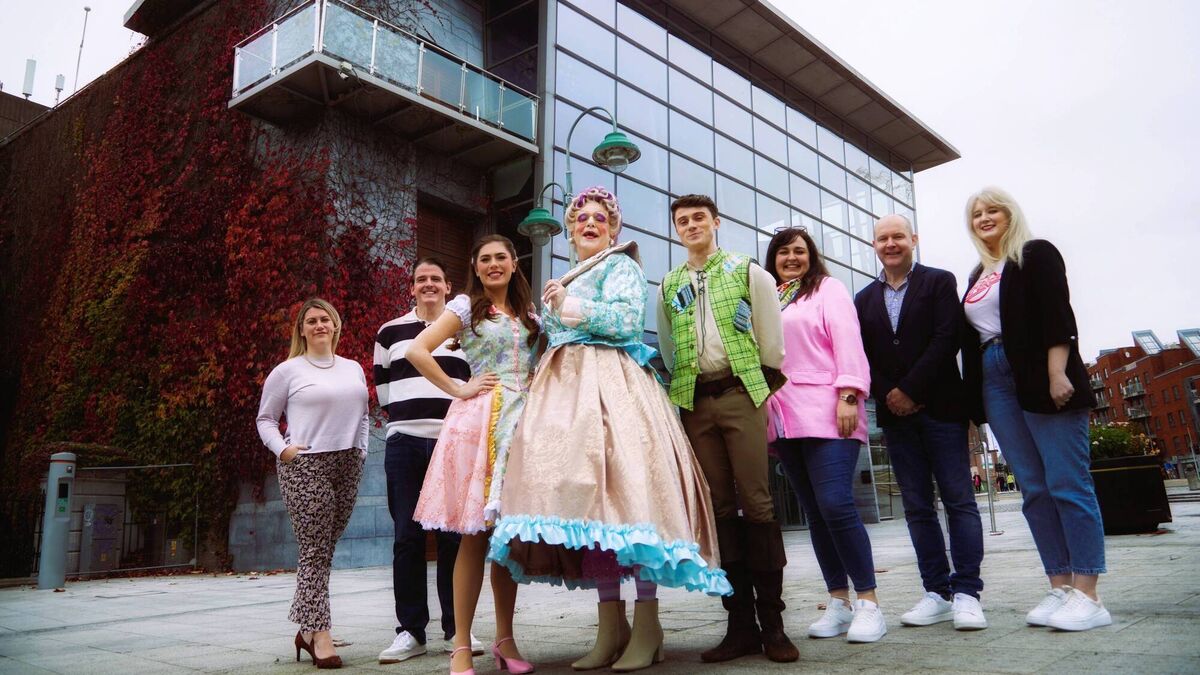 Opera House panto on right foot with Skechers partnership
