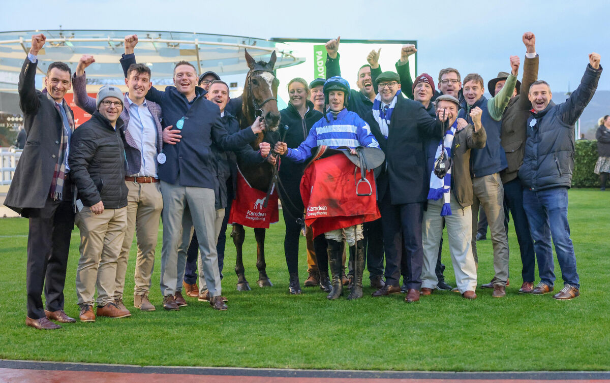 Baby Kate and Brian Hayes won for trainer Willie Mullins and owners Gorm Agus Ban Syndicate. Picture: Healy Racing Baby Kate and Brian Hayes won for trainer Willie Mullins and owners Gorm Agus Ban Syndicate. Picture: Healy Racing
