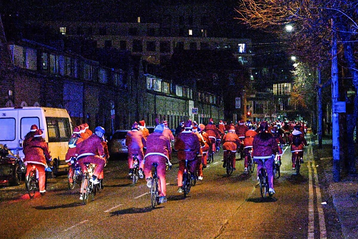 The annual RDJ Cork Santa Cycle spreads cheer while raising money for various cork charities. The annual RDJ Cork Santa Cycle spreads cheer while raising money for various cork charities.